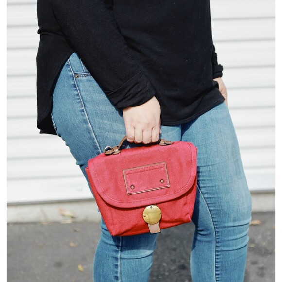 NWT Marc Jacobs Trooper Camera Travel Crossbody Bag Merlot Red - Picture 2 of 12